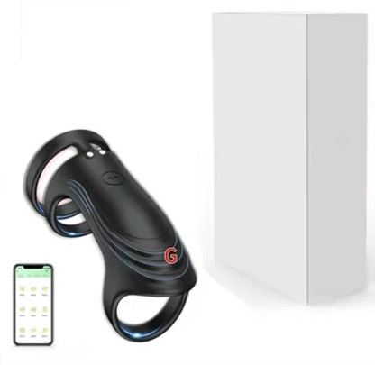 0413 ห่วงล็อกสเปิร์ม 9 ระดับความแรงสั่น ดีไซน์ 3 วงแหวน ควบคุมผ่านแอปพลิเคชัน วัสดุ TPE ยืดหยุ่นสูง