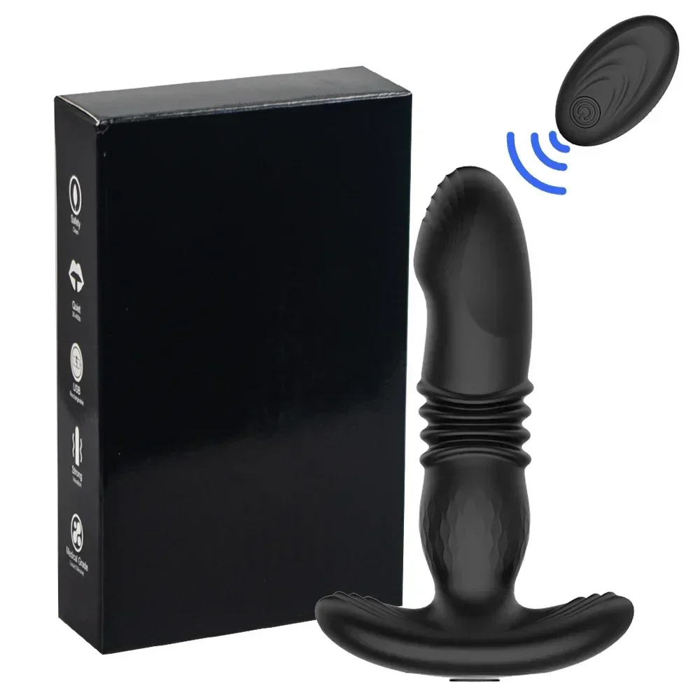 Simulated Glans + Anchor Prostate Massager & Anal Vibrator
