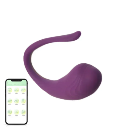 0079 ไข่สั่น 9 ระดับการสั่นสะเทือน, ควบคุมระยะไกลผ่านแอป, สวมใส่แบบล่องหน, กันน้ำทั้งเครื่อง|secwell