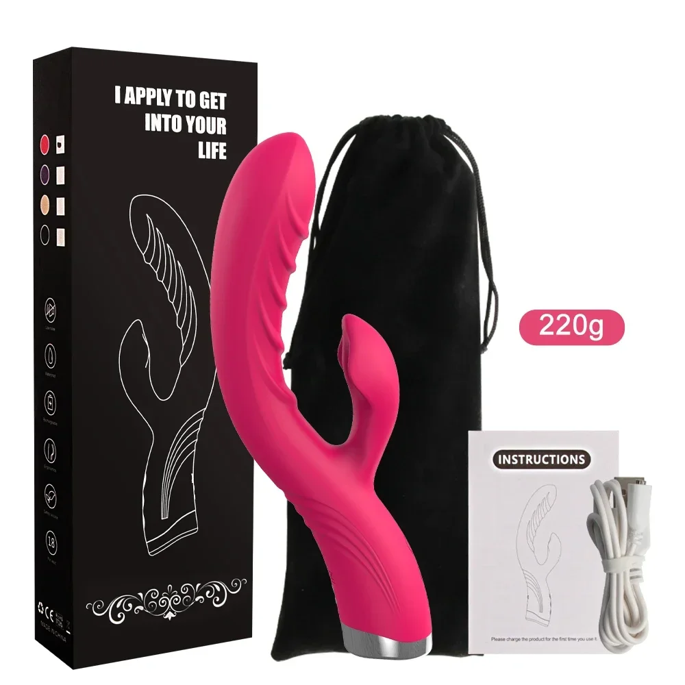 Fish Tail Simulated Penis Dual G-Spot & Clitoral Vibrator