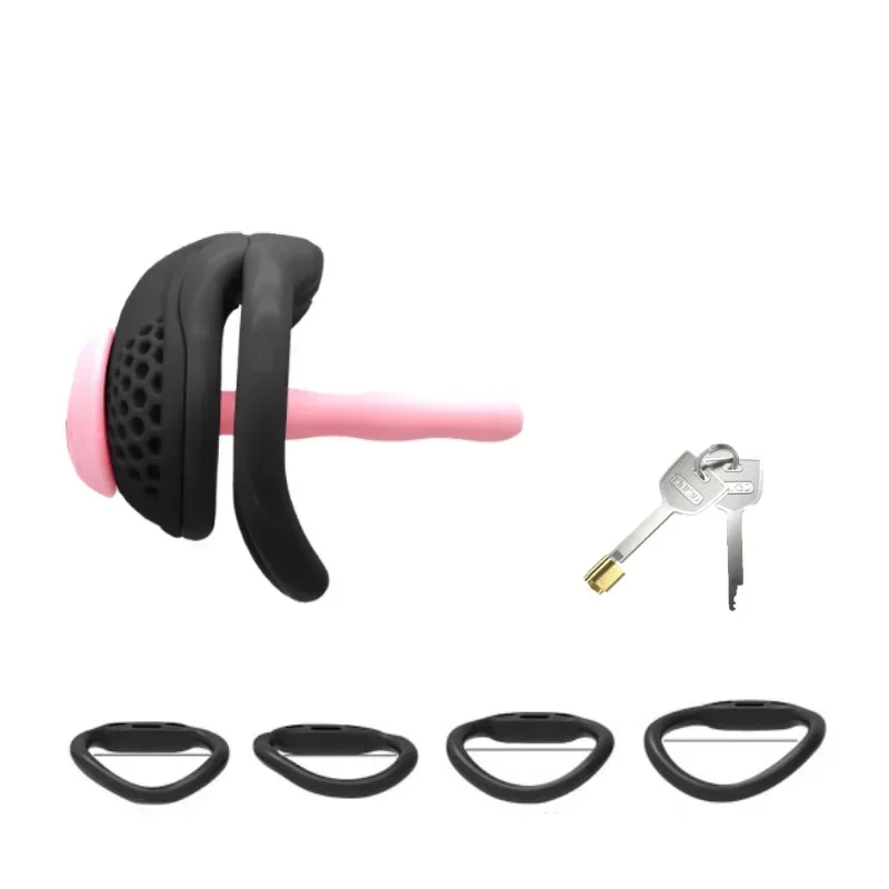 ล็อคท่อปัสสาวะ สรีรศาสตร์ ออกแบบรังผึ้ง ใช้น้ำลายไนลอนเกรดสูง เทคโนโลยีพิมพ์ 3 มิติ（ไม่รวมแท่งม้า）-sextoyfunny