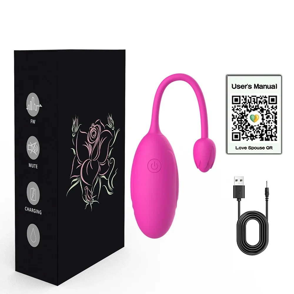9-Frequency Petal-Shaped Tail Vibrating Egg 2 Colors