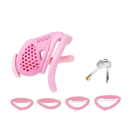 ล็อคท่อปัสสาวะ สรีรศาสตร์ ออกแบบรังผึ้ง ใช้น้ำลายไนลอนเกรดสูง เทคโนโลยีพิมพ์ 3 มิติ（ไม่รวมแท่งม้า）-sextoyfunny