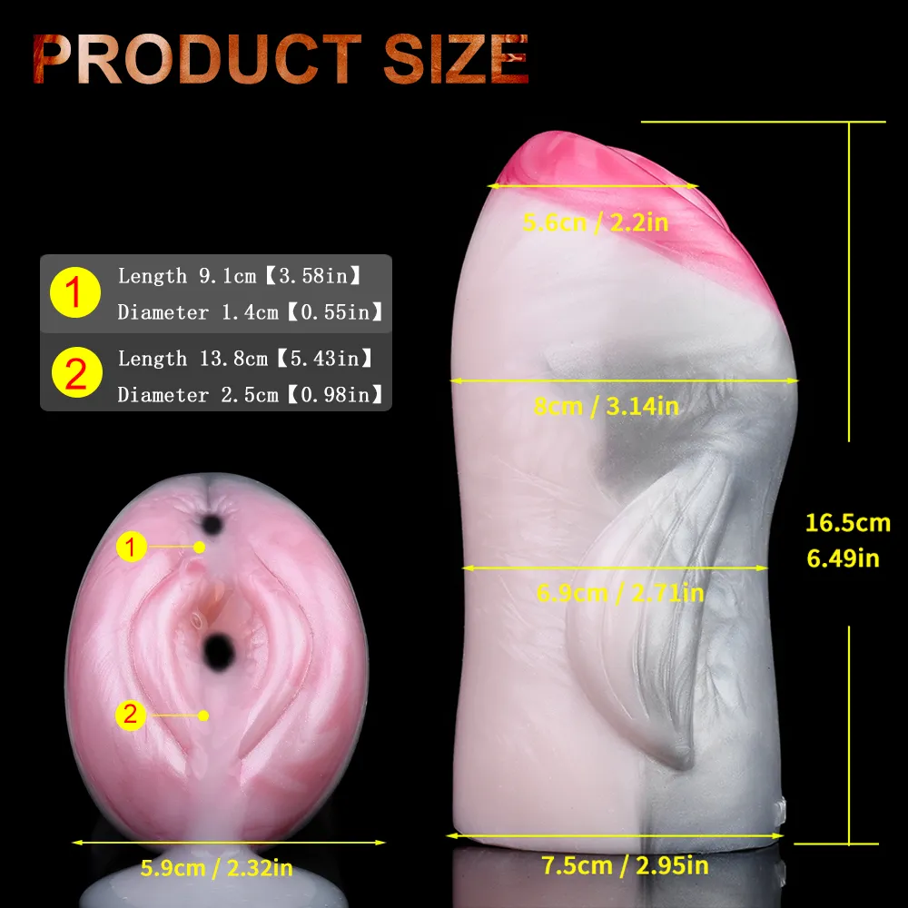 YOCY Fantasy Vagina—Pink Dolphin Dual Channels NW 600g