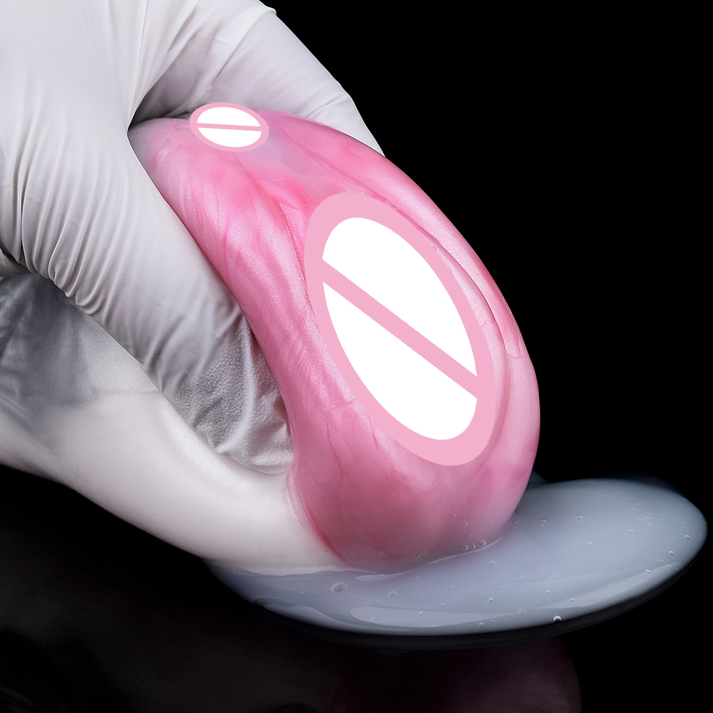 W5610未定价จิ๋มสัตว์เทียม ช่องทางคู่สมจริง ออกแบบจำลองอวัยวะเพศโลมา วัสดุซิลิโคนเหลว