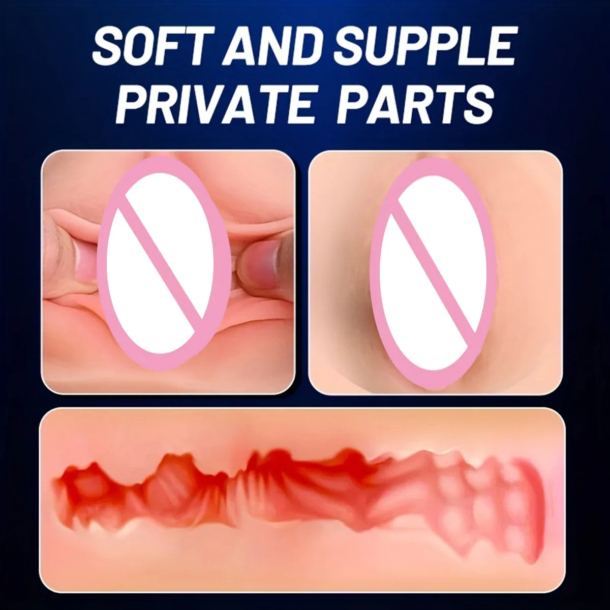Vagina Cup Highly Realistic Clitoris Labia Majora Details