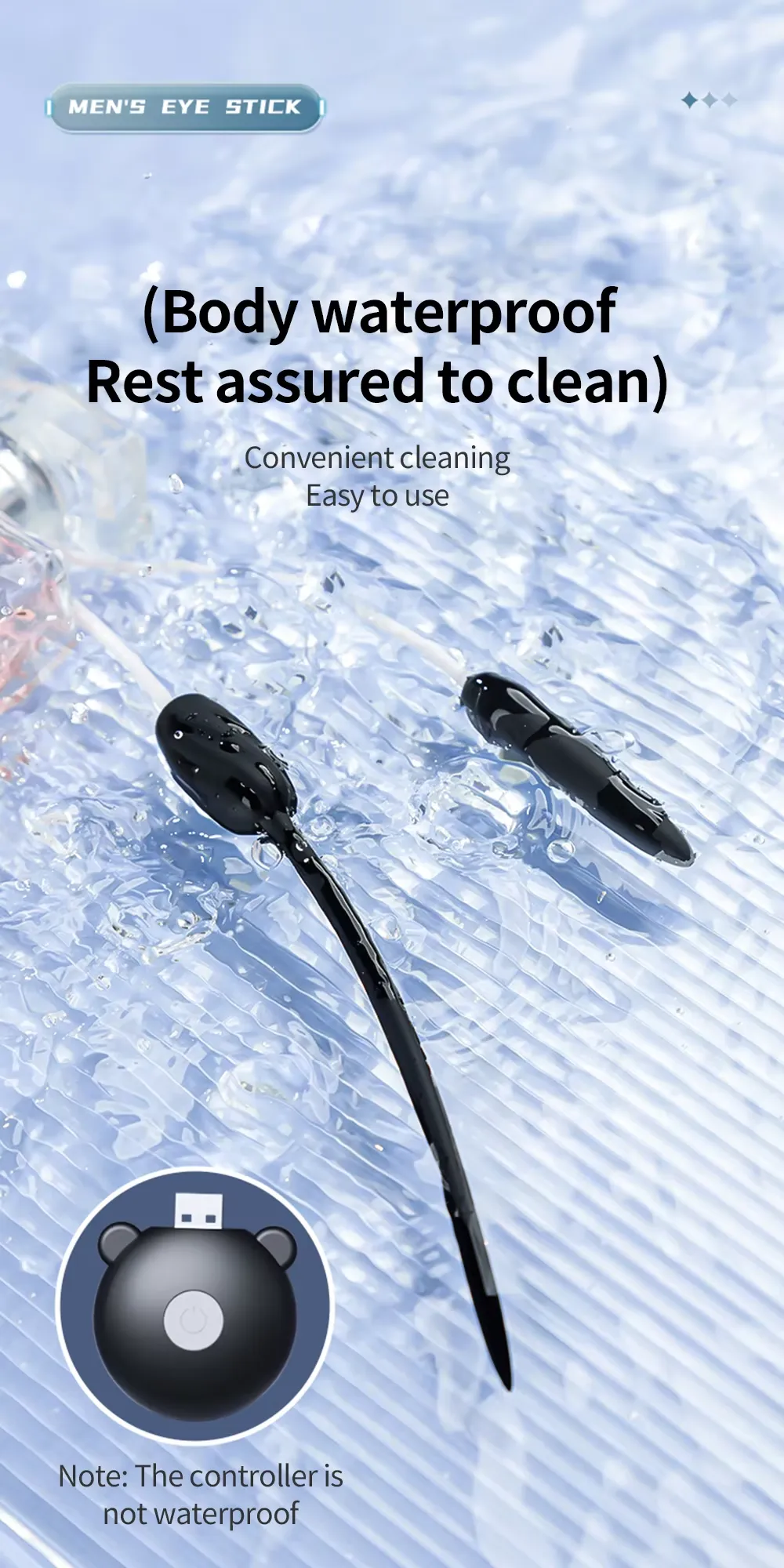 Wireless Remote Control 10 Frequencies Urethral Sound