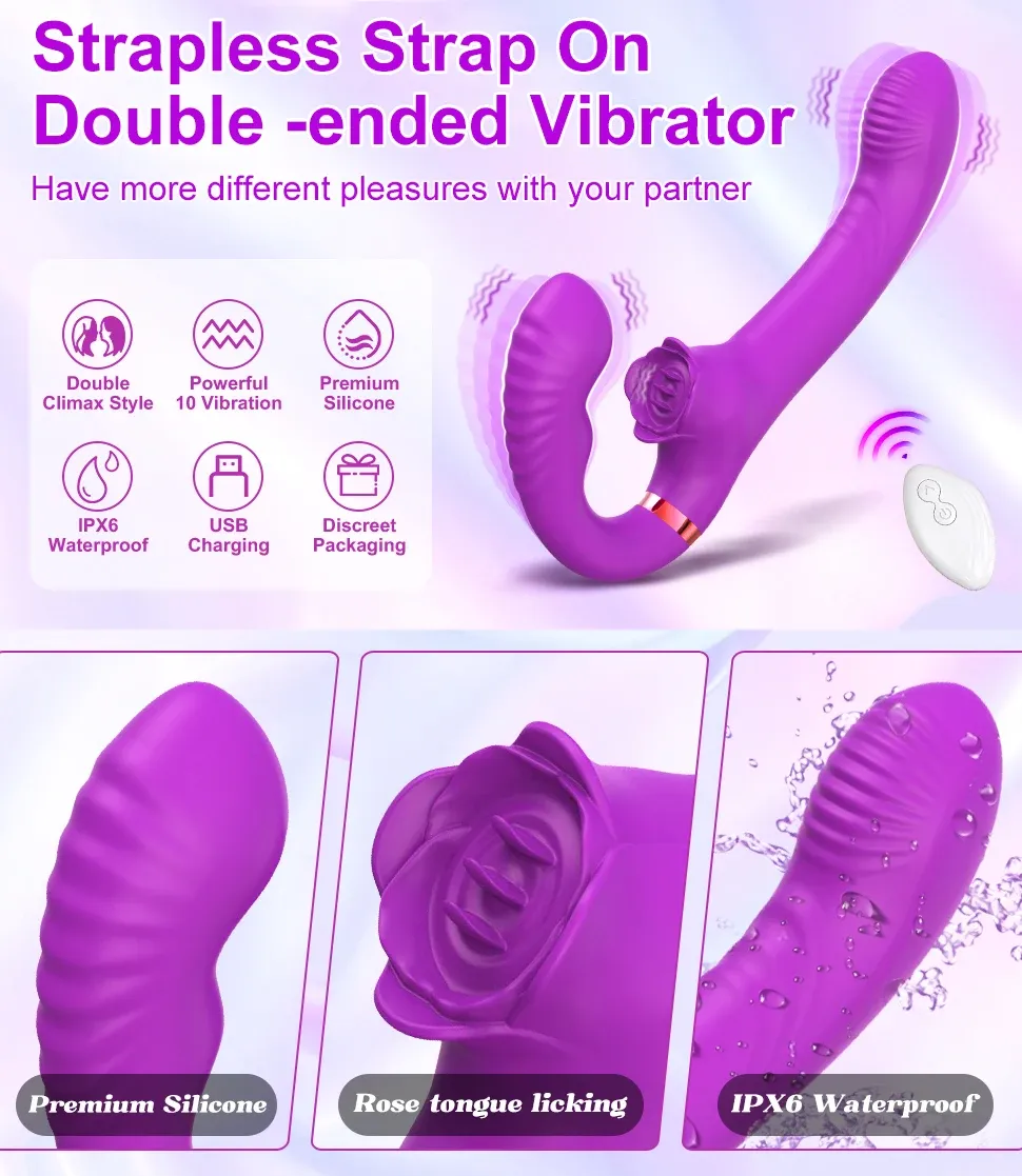 10 Modes Zonal Control Bionic Dual G-Spot Clitoral Vibrator