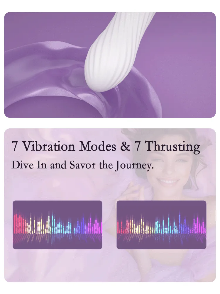 Thrusting & Vibrating APP Heating LCD Display Sex Machine