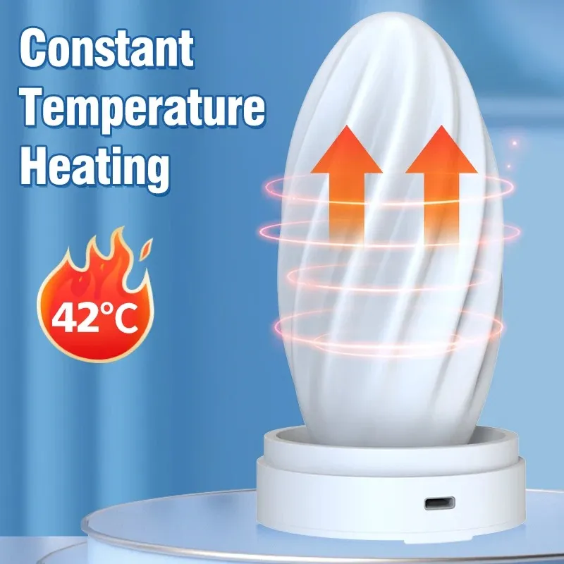 Heating Male Masturbator Adjust Suction By Pressing
