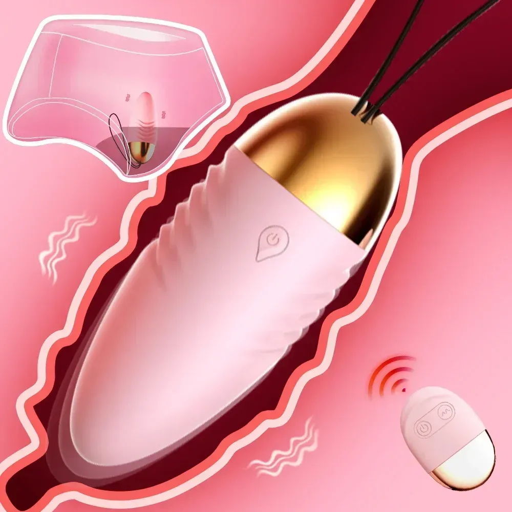 10 Frequencies Breathing Light Remote Control Vibrating Egg