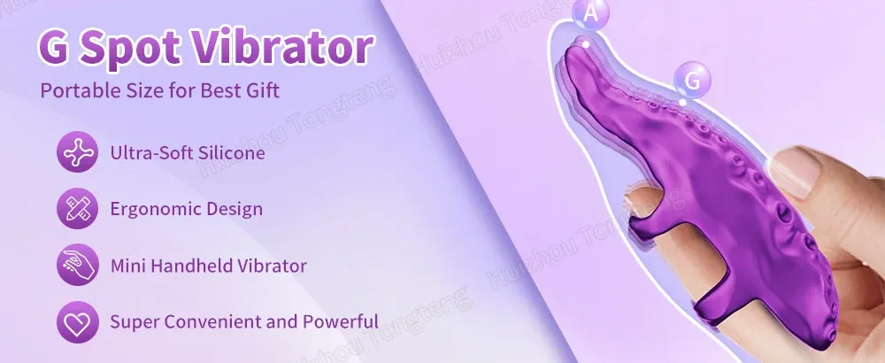 10 Modes Octopus Shaped Finger-Wearable Vibrating Egg