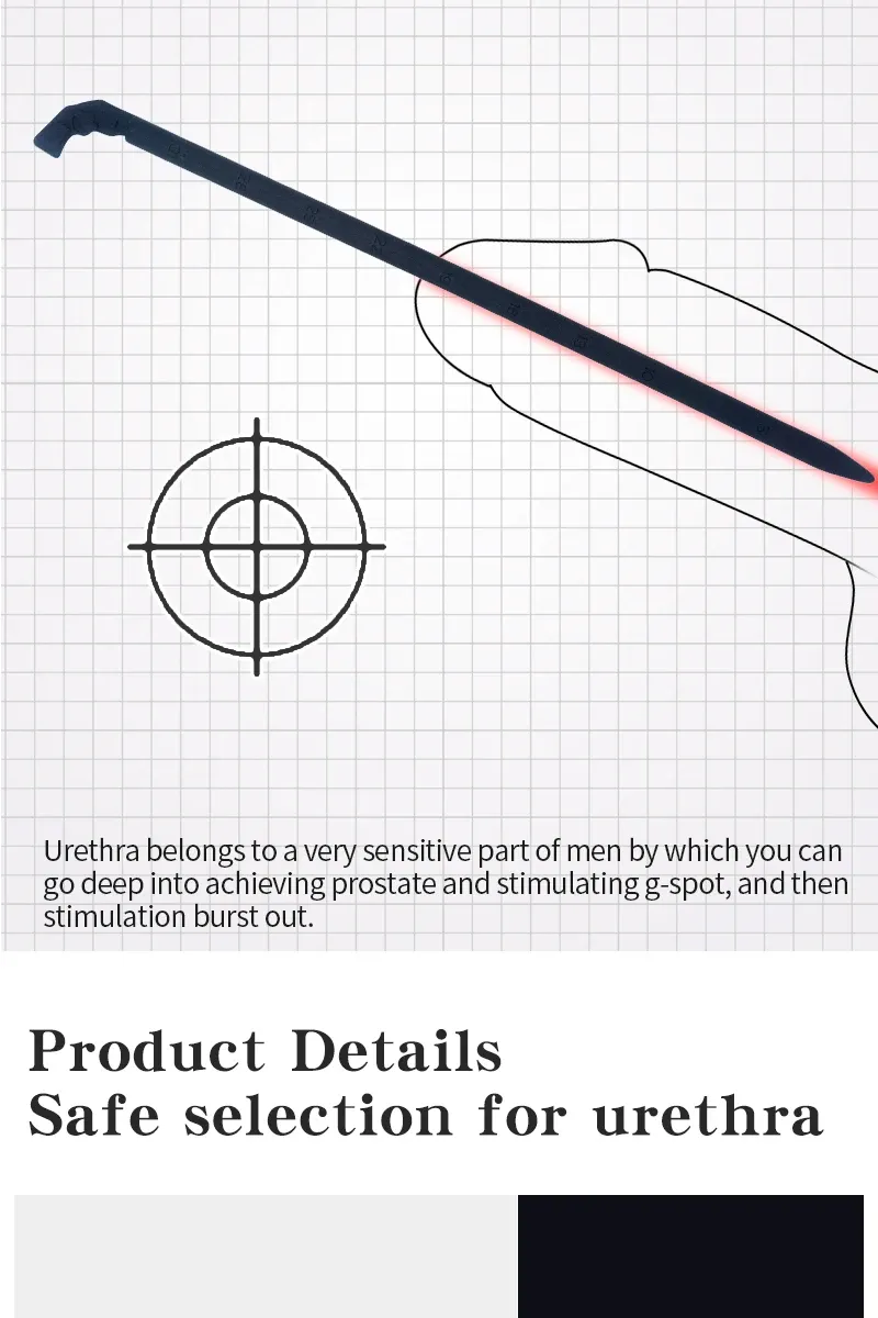 Silicone Urethral Catheter Dilator Sounding with Scale