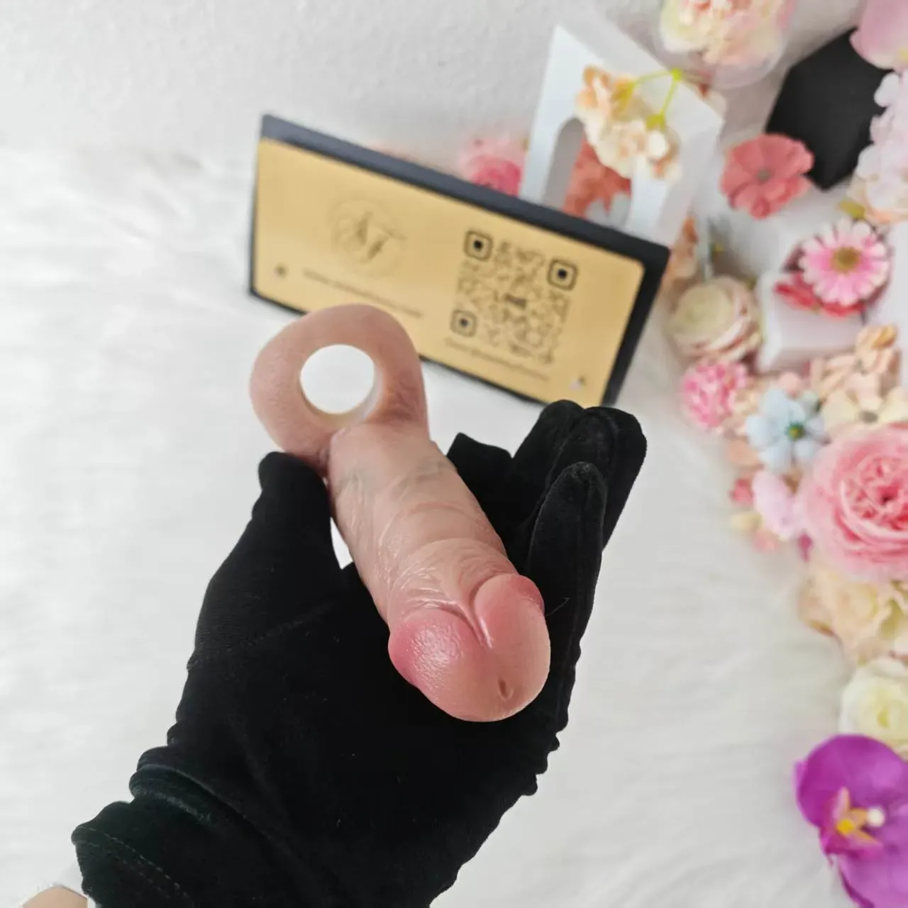 SXXY S8101 Platinum Silicone Simulated Penis Sleeve