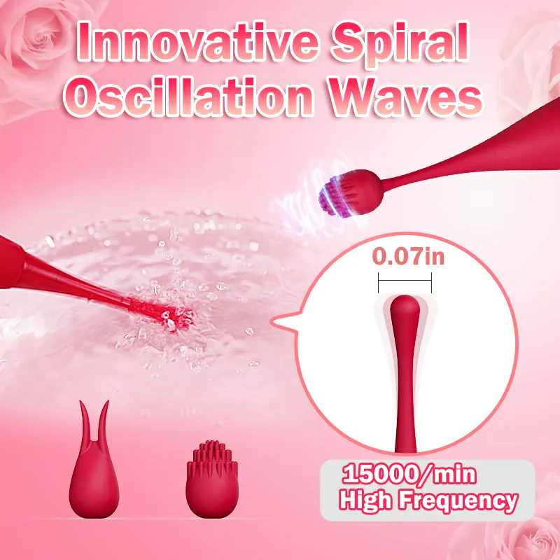 9 -Frequency LCD Display Finger Grip Handle Spot Vibrator