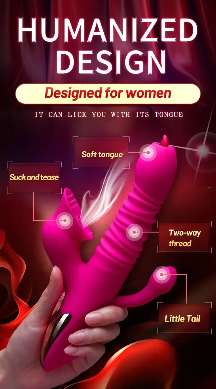 7 Frequencies & 7 Speeds Zonal Control Thrusting Stimulator