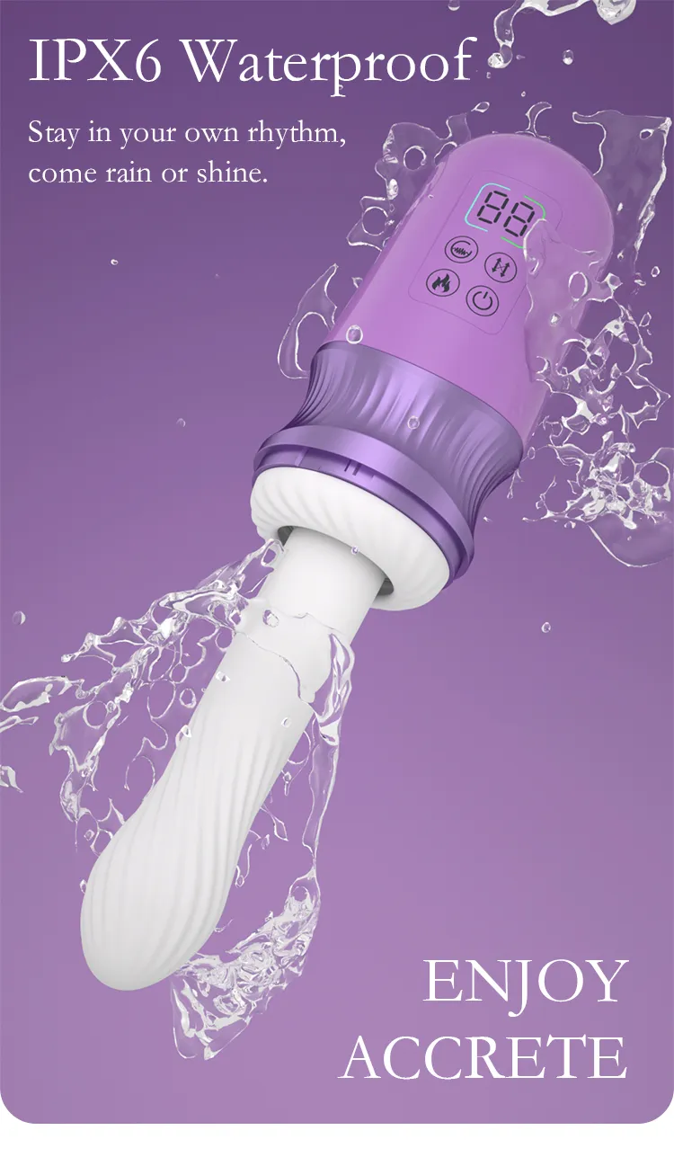 Thrusting & Vibrating APP Heating LCD Display Sex Machine