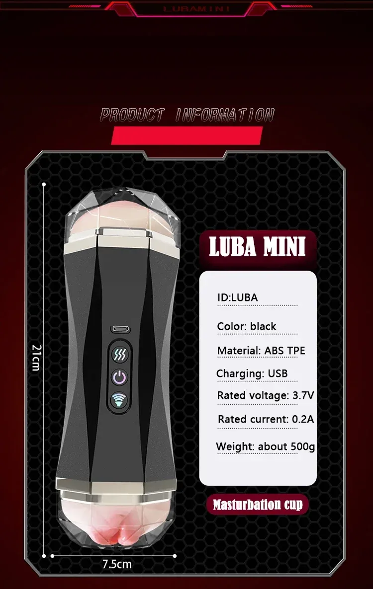 Dual-Head Stroker One-Button Burst Mode Human Voice