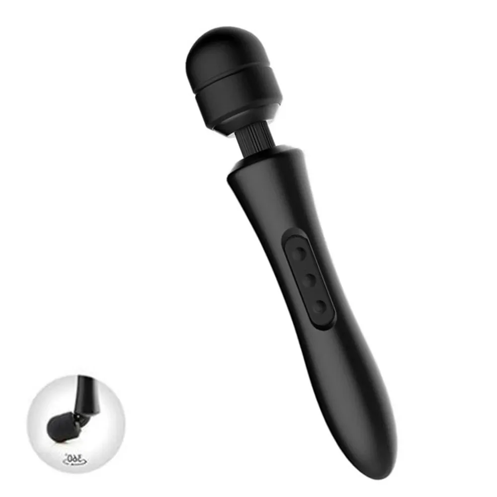 Extra-Large 8 Speeds 20 Modes USB Charging AV Wand Vibrator