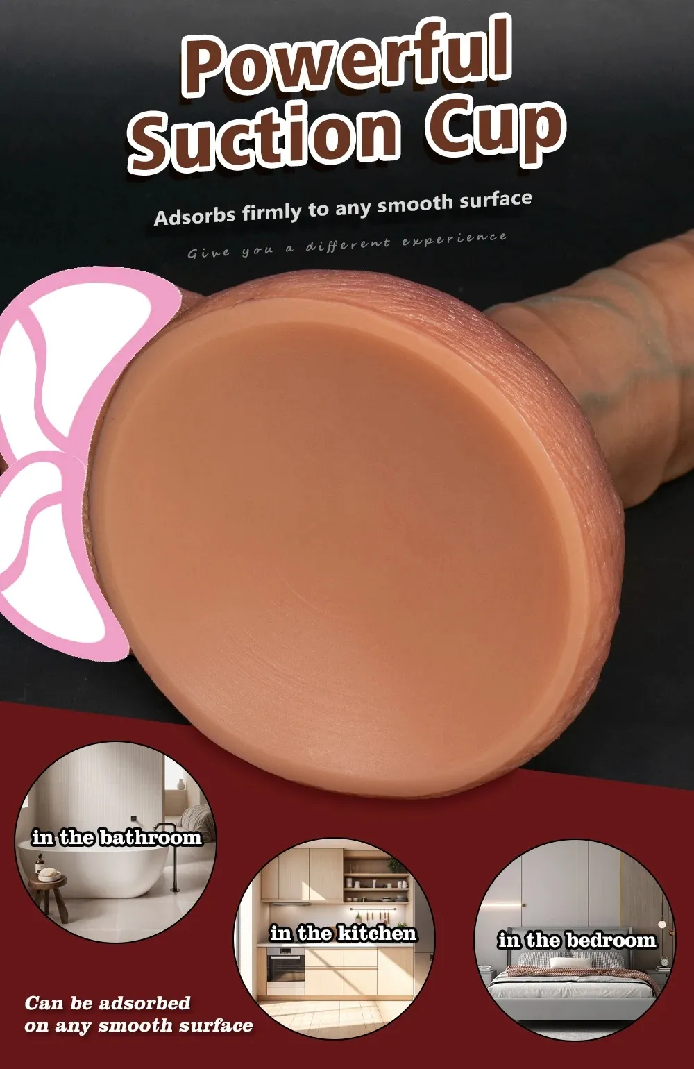 1:1 Highly Restored Realistic Dildo With Large Suction Cup