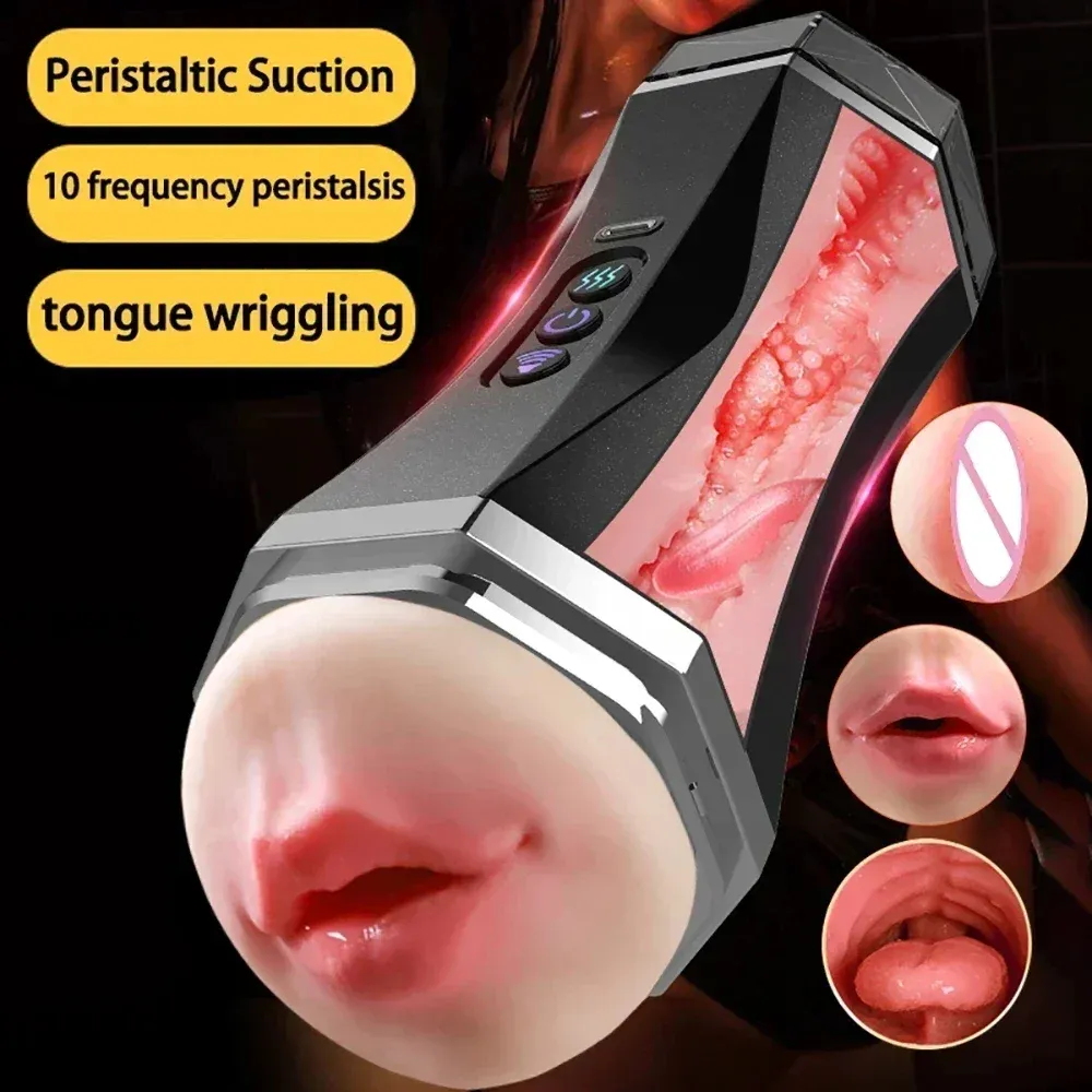 Dual-Head Stroker One-Button Burst Mode Human Voice