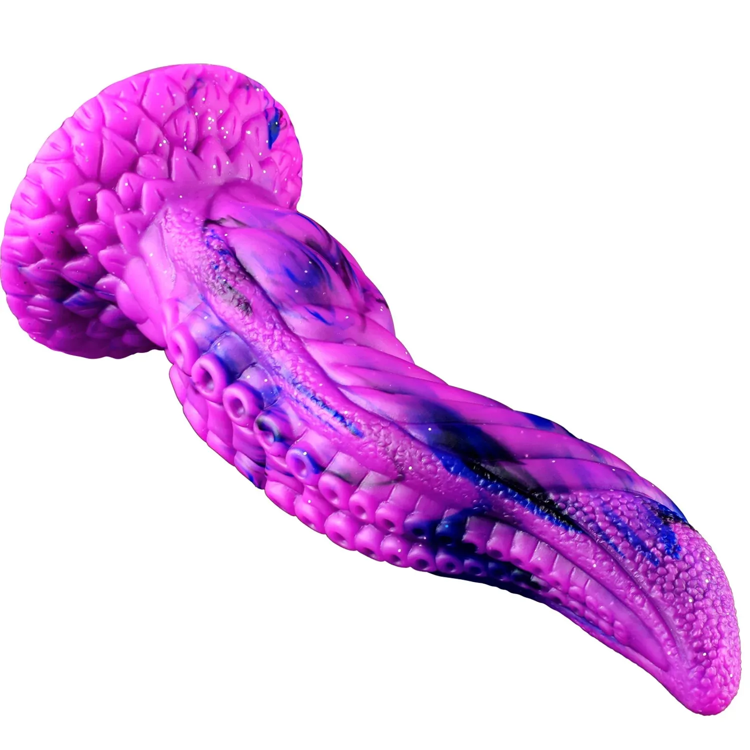 Purple Octopus Tentacle Fantasy Dildo With Suction Cup