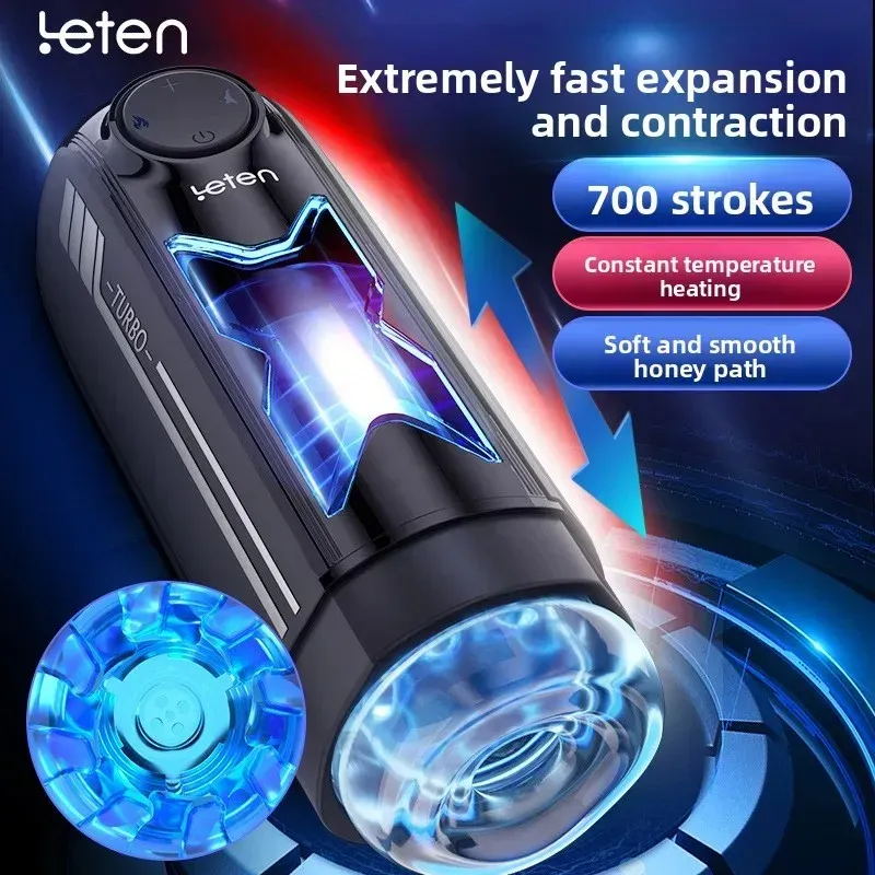 10 Frequency Heating Automatic Male Masturbator Smart Chip