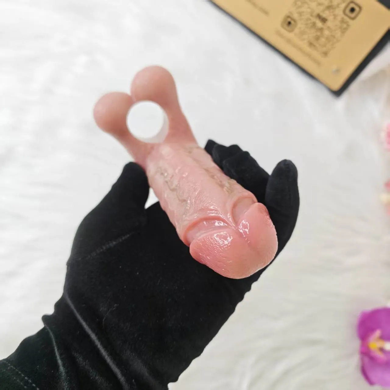 SXXY S8100 Platinum Silicone Simulated Penis Sleeve