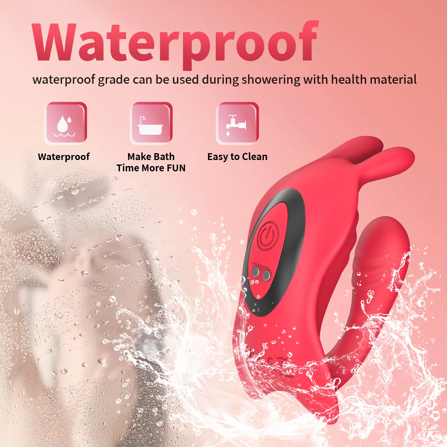 9 Frequencies 4-In-1 Wearable APP Control Dual Vibrator