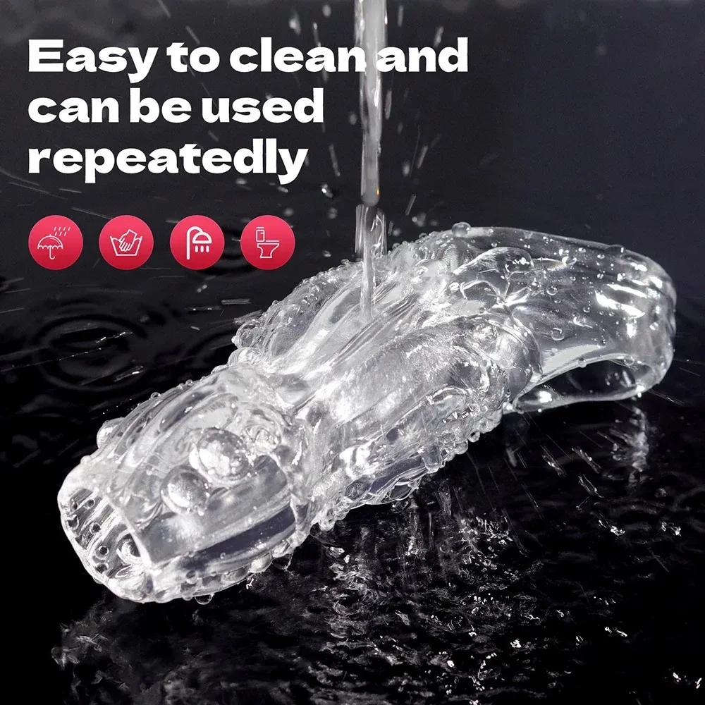 Fantasy Alien Creature Transparent Through-Type Penis Sleeve