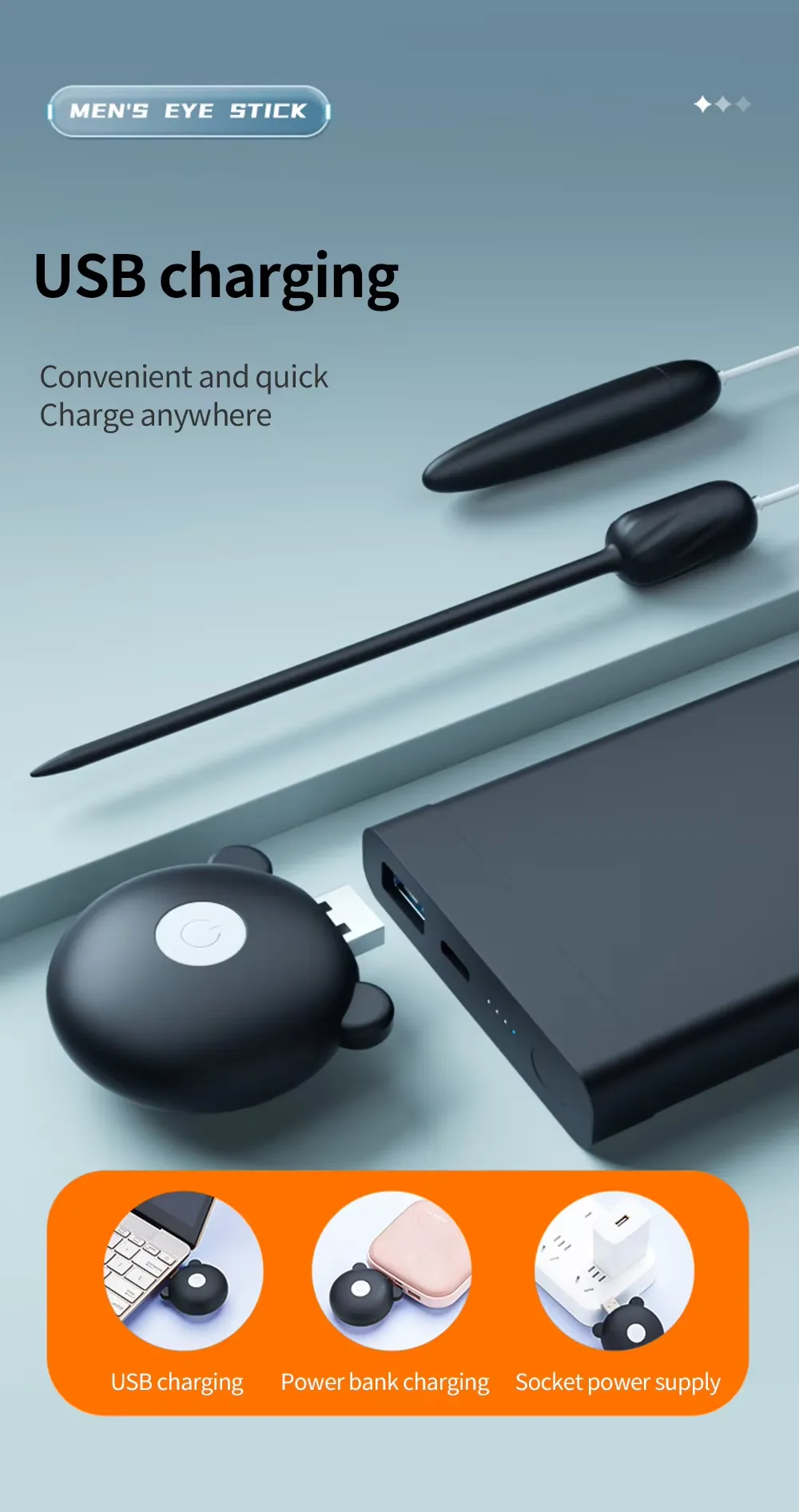 Wireless Remote Control 10 Frequencies Urethral Sound