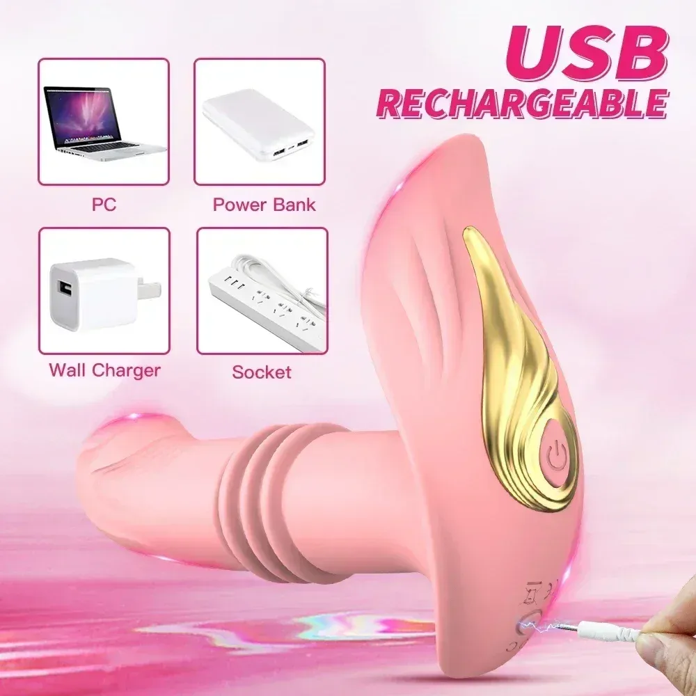 Prostate Massager Anal Vibrator 11 Vibration & 3 Thrusting Modes