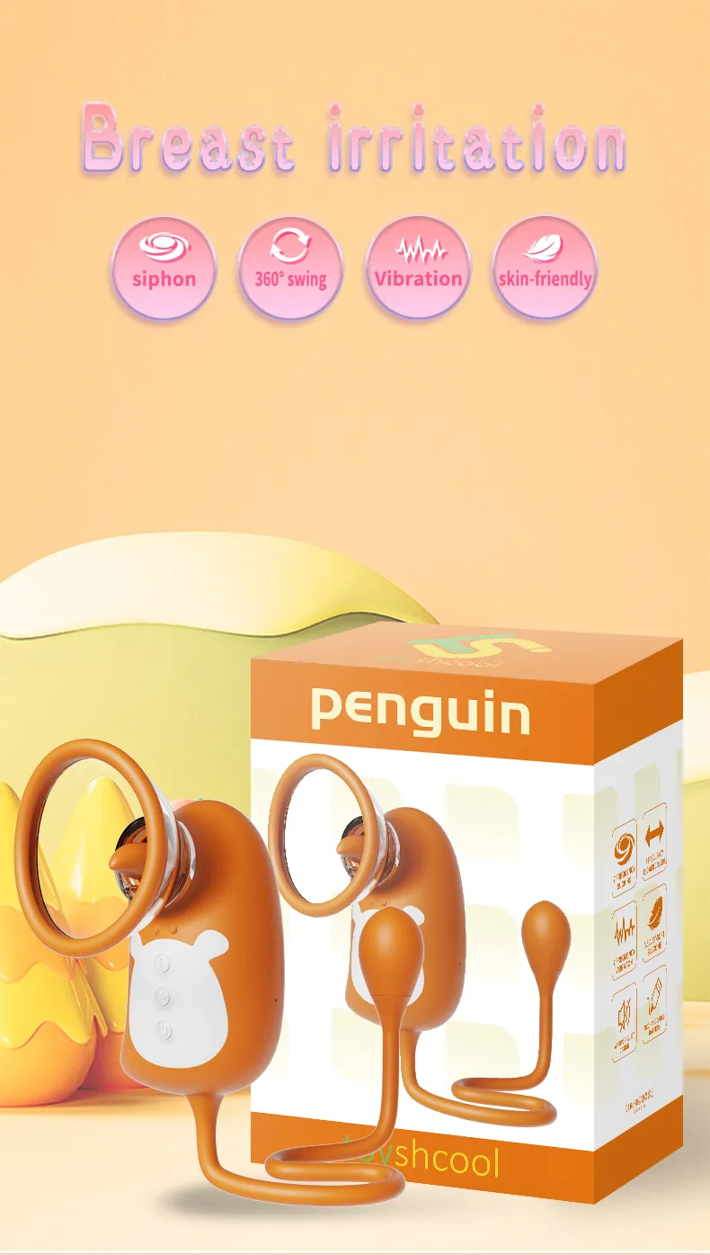 เครื่องสั่นหัวนม เครื่องนวดเอวี ใช้กับหัวนมและจุดซ่อนเร้นได้ ดูด+เลีย