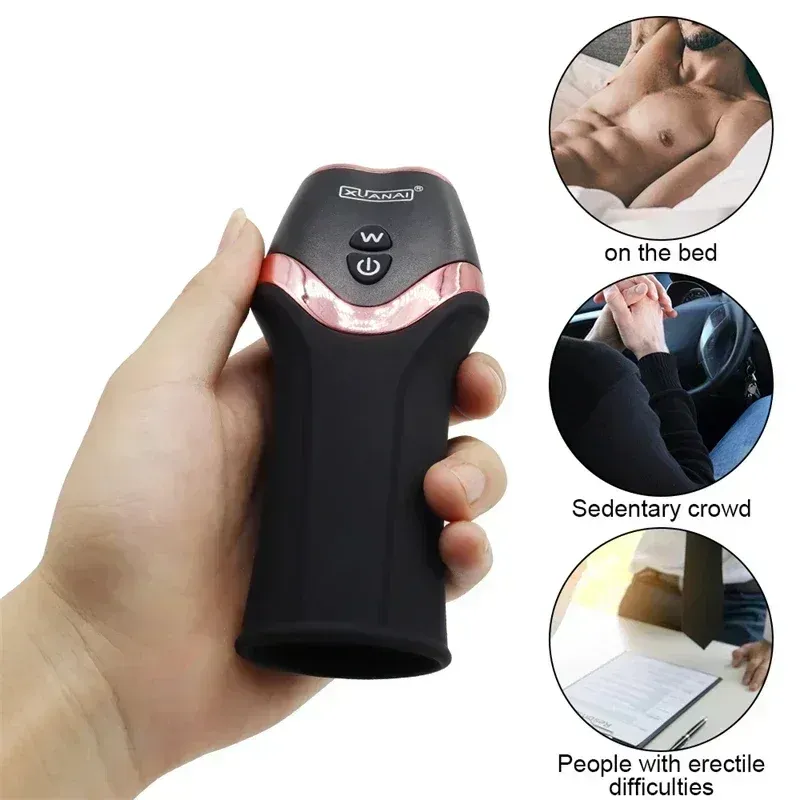 Razor Shaped Male Milker & Glans Trainer 12 Modes