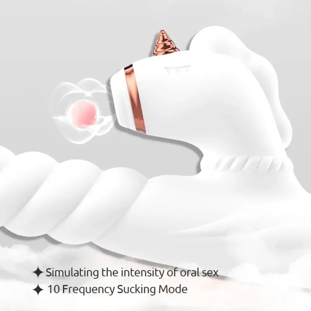 GALAKU Unicorn Vibrating & Suction & Thrusting Vibrator