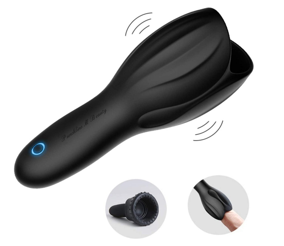 อุปกรณ์ฝึกอวัยวะเพศชาย มอเตอร์กำลังสูง 10 โหมดการสั่นสะเทือน 1 เครื่อง 2 ฟังก์ชัน เออร์โกโนมิค IPX6-sextoyfunny