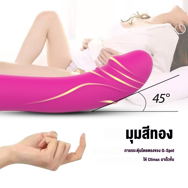 สั่นสะเทือนแท่ง มอเตอร์ทรงพลัง 10 โหมดการสั่นสะเทือน เออร์โกโนมิกสมจริง โหมดถึงจุดสุดยอดด้วยปุ่มเดียว|LILO-sextoyfunny