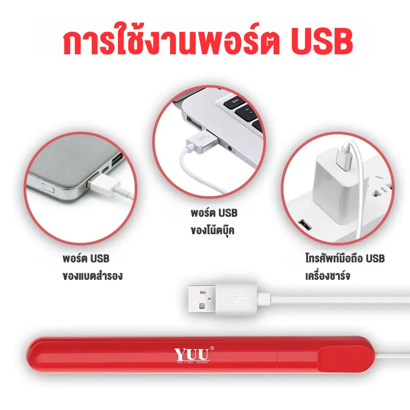 แท่งทำความร้อน ระบบทำความร้อนทั้งเครื่อง ควบคุมอุณหภูมิอัจฉริยะ กันน้ำได้ทั้งตัว|YUU