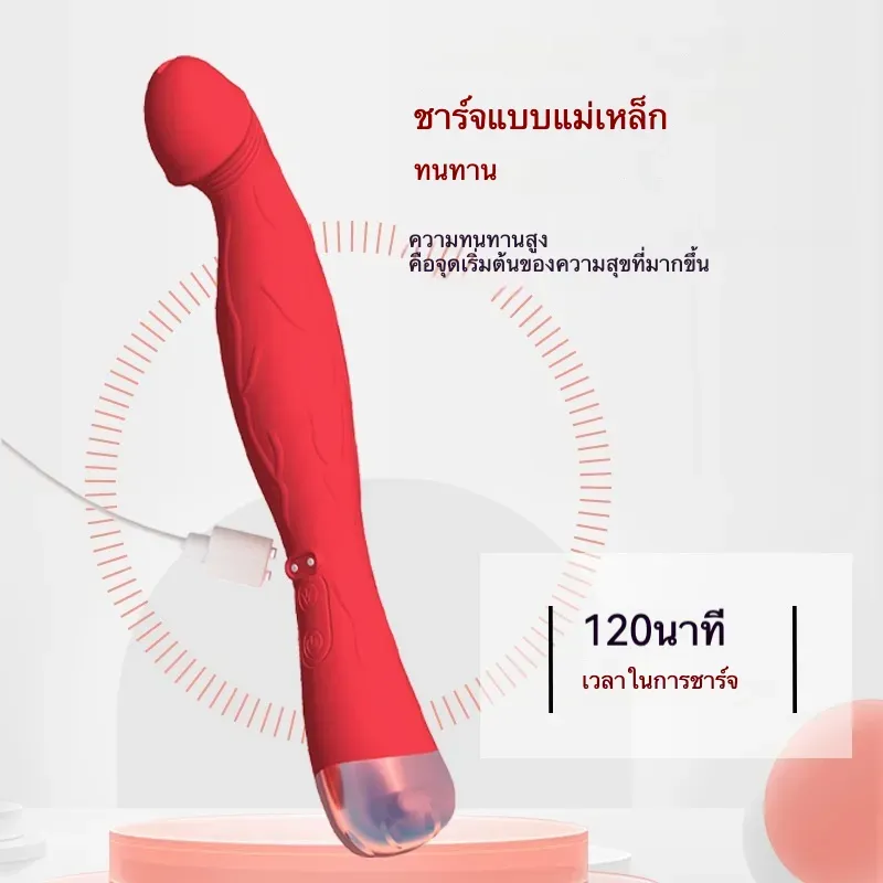 ดิลโด้สั่น เครื่องนวด AV เครื่องนวดเอวี ระบบหัวโค้งงอ 5 ระดับ