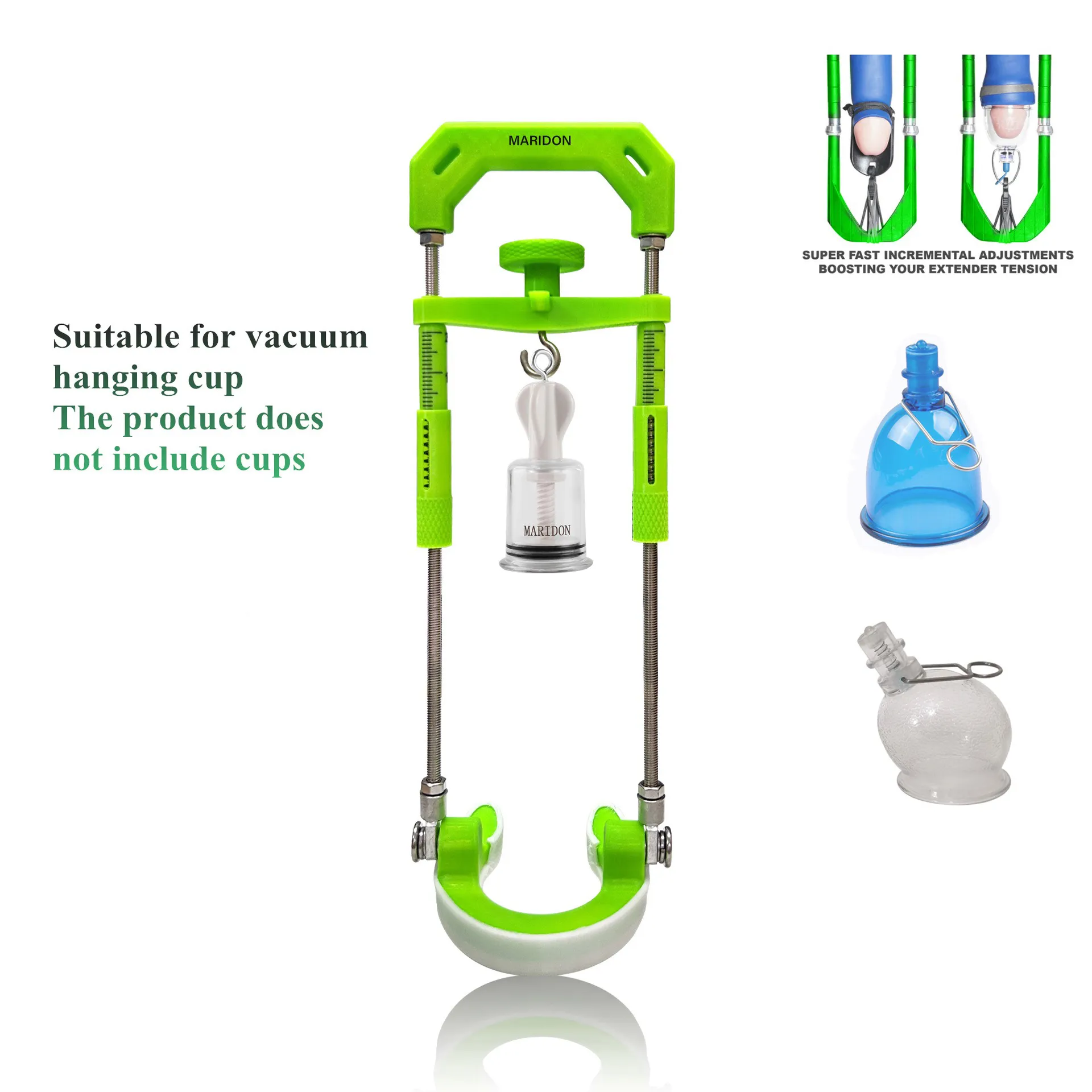 Hook-Type Traction And Stretching Penis Stretcher 2 Sizes
