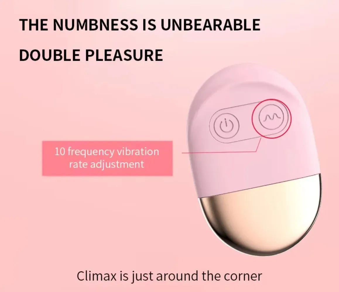 10 Frequencies Breathing Light Remote Control Vibrating Egg