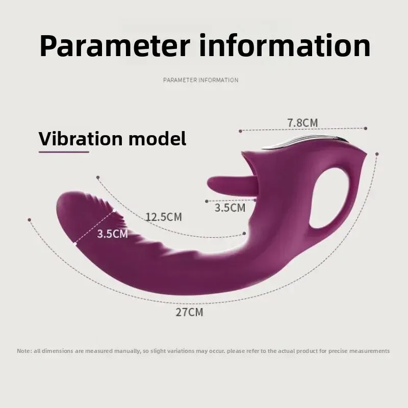 Bionic Vibrating & Licking Intelligent Heating Vibrator