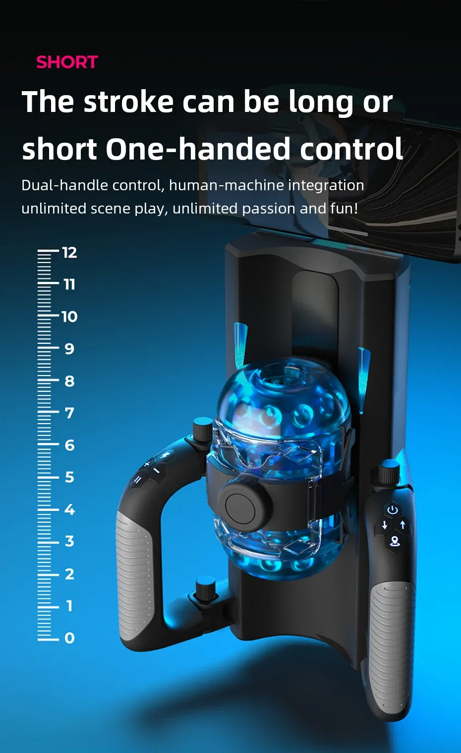 Game-Level Control Male Masturbator One-Button Burst Mode