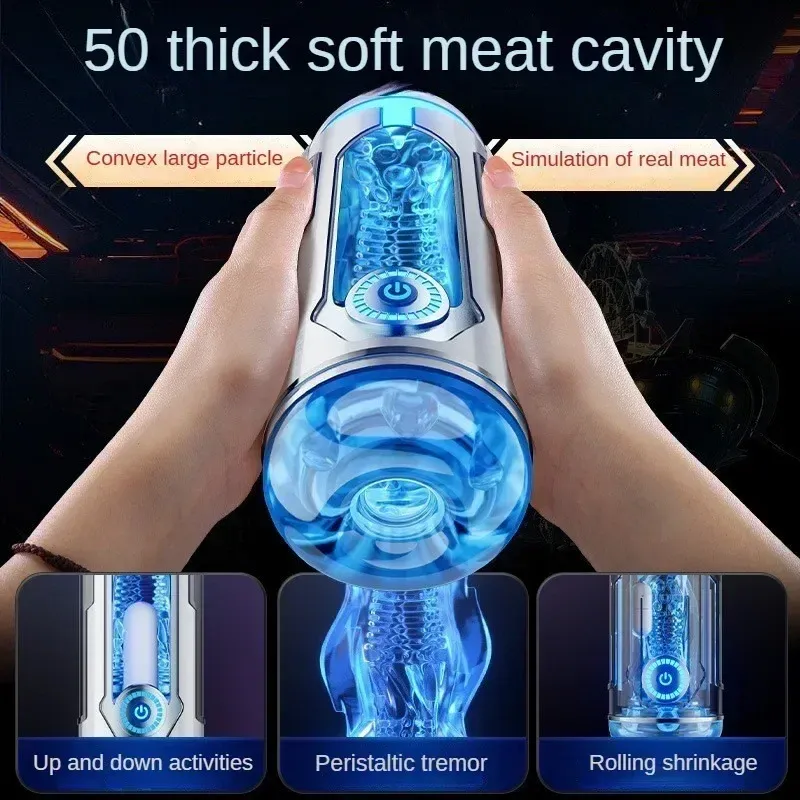 Automatic Heating Male Masturbator Suction Cup Optional