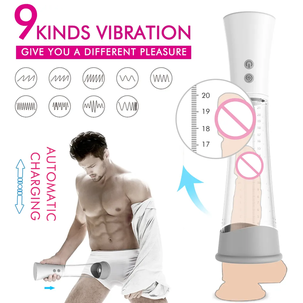 Penis Pump & Male Masturbator TPE Simulated Vagina Silicone