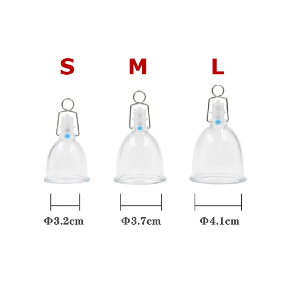 Male 3In1 Adjustable Vacuum Penis Stretcher Set With 3 Sleeves