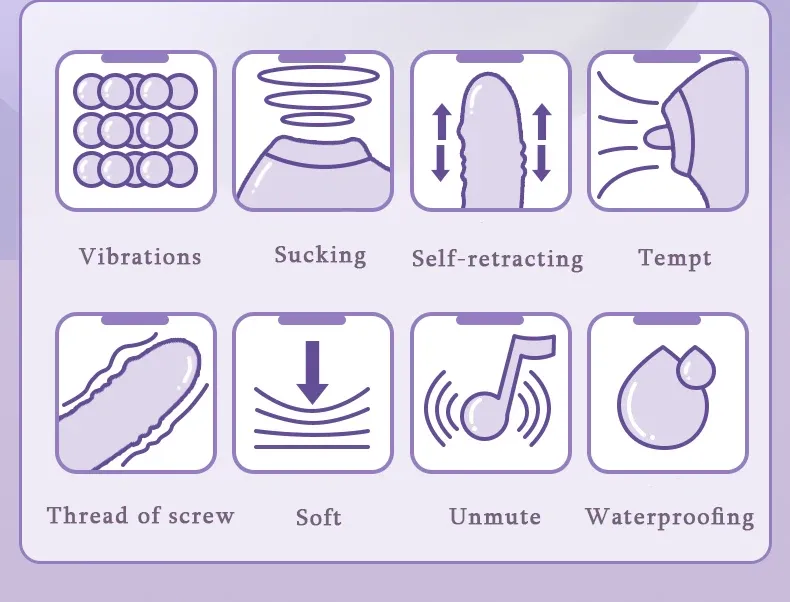Realisic Penis Thrusting & Suction Zonal Control Vibrator