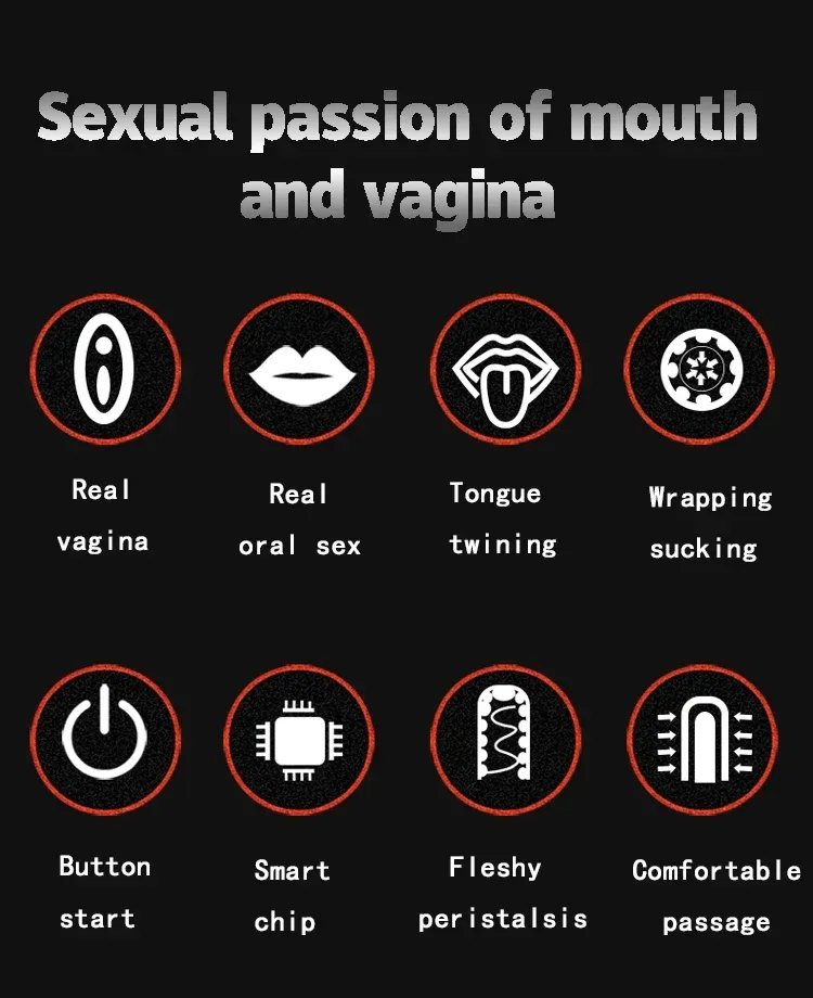 Dual-Head Stroker One-Button Burst Mode Human Voice