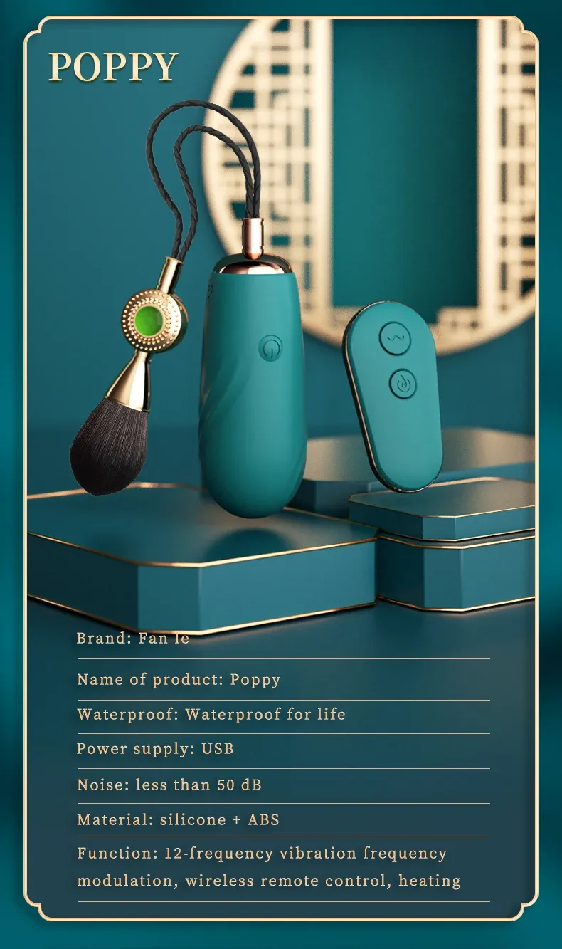Remote Control 10 Frequencies Heating Vibrating Egg