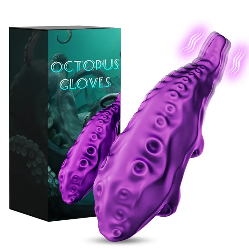 10 Modes Octopus Shaped Finger-Wearable Vibrating Egg